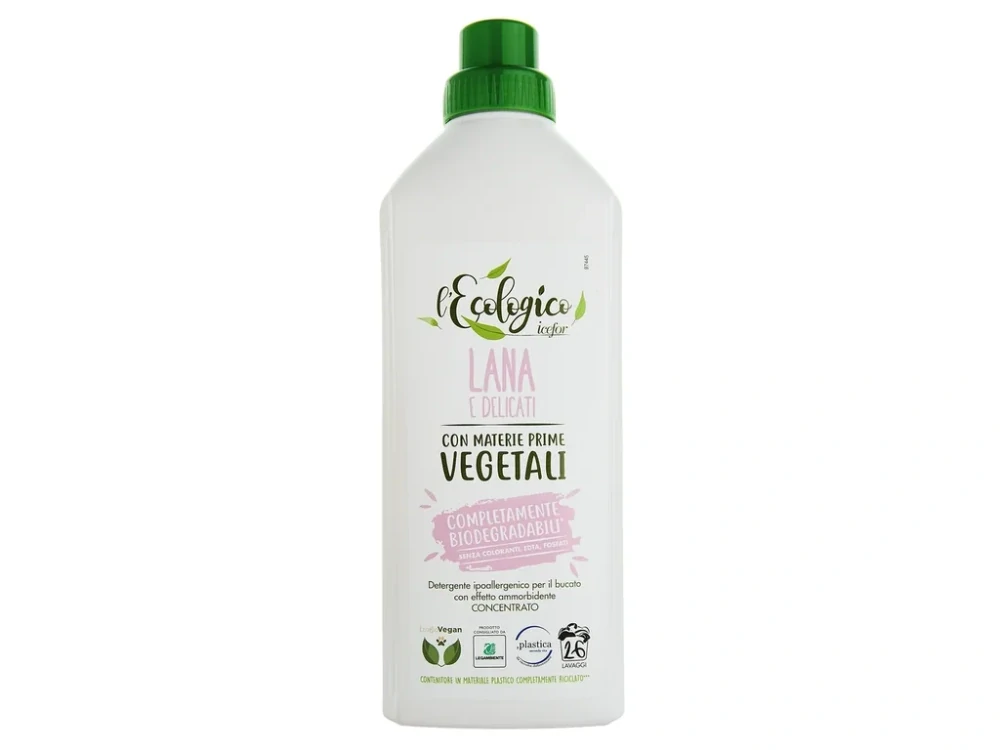 L'ECOLOGICO LANA E DELICATI 1 l hypoalergenní prací gel na vlnu a jemné prádlo