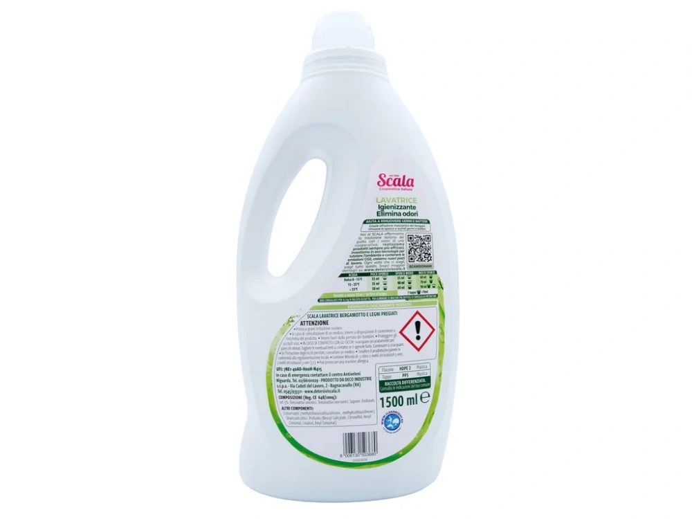 SCALA LAVATRICE Bergamotto e Legni Pregiati 1,5 l prací gel