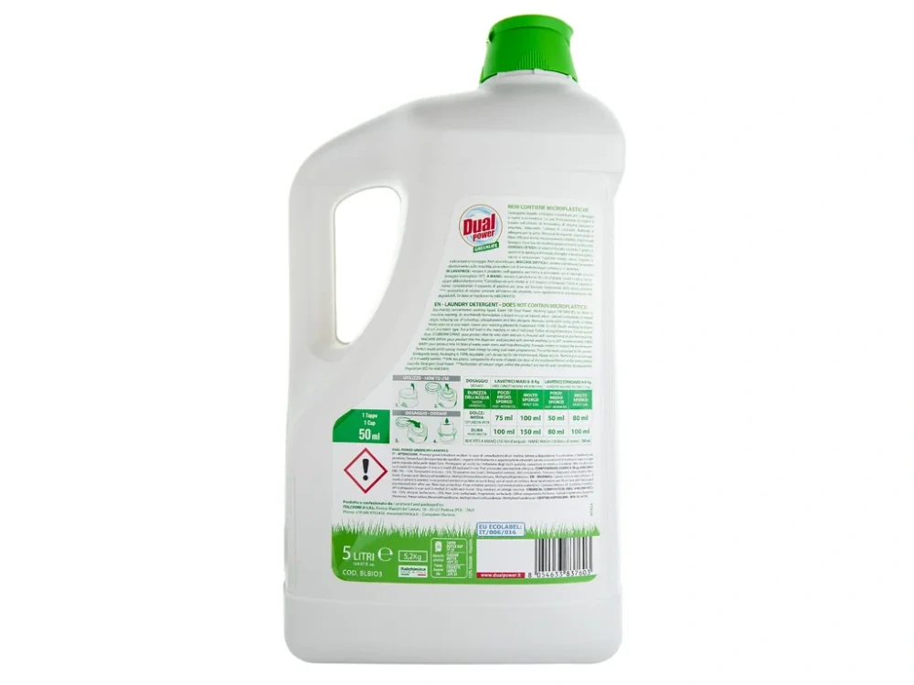 DUAL POWER GREENLIFE LAVATRICE 5 l ekologický prací gel