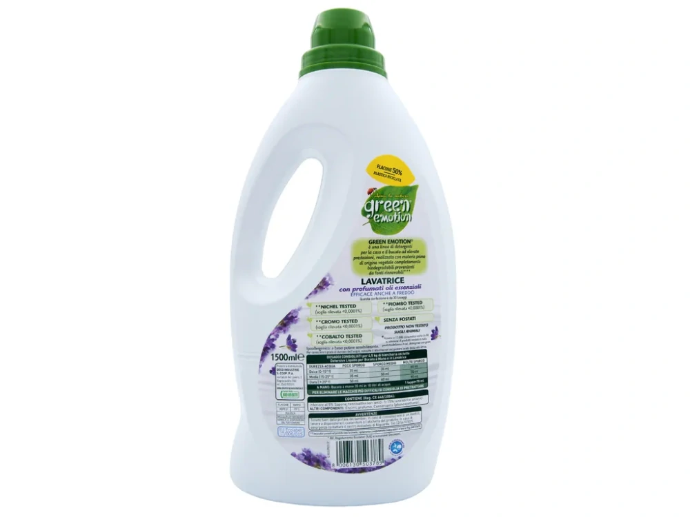 GREEN EMOTION LAVATRICE 1,5 l hypoalergenní prací gel