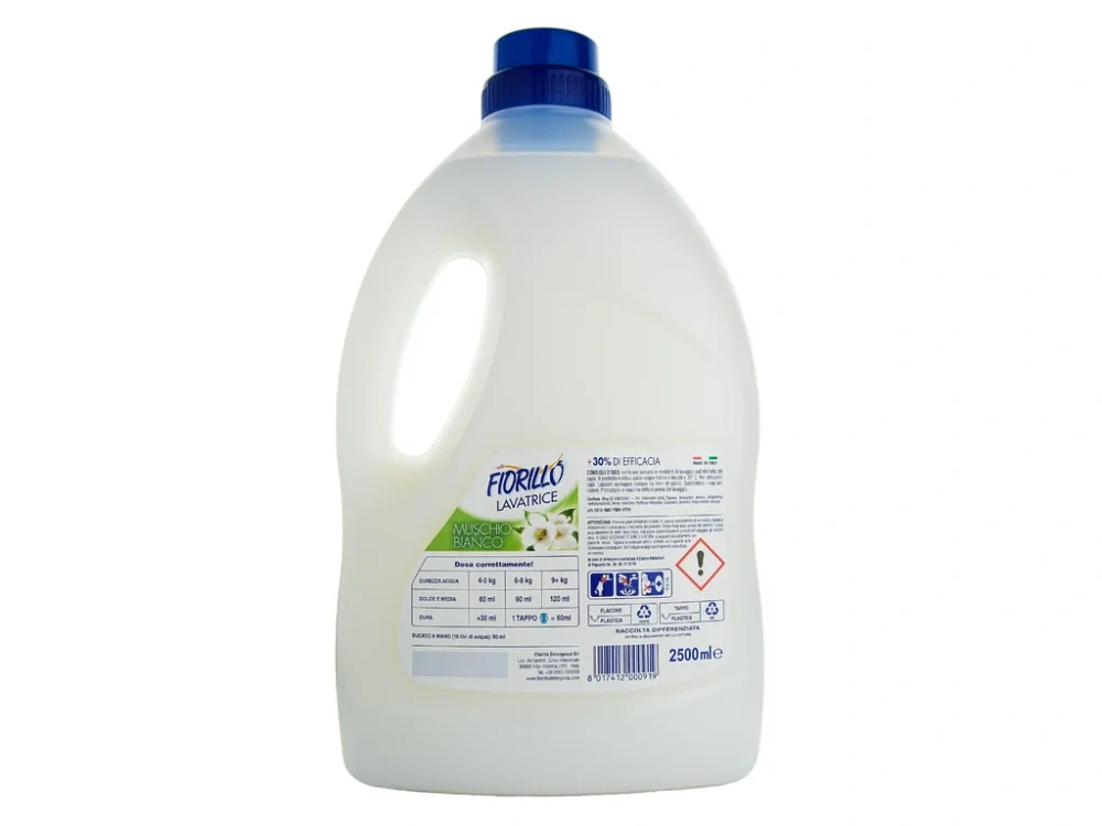 FIORILLO LAVATRICE MUSCHIO BIANCO 2500 ml prací gel